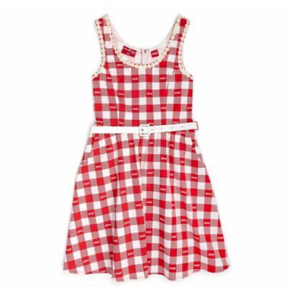 *NEW* Loungefly Coca Cola x Stitch Shoppe Red Gingham Picnic Dress